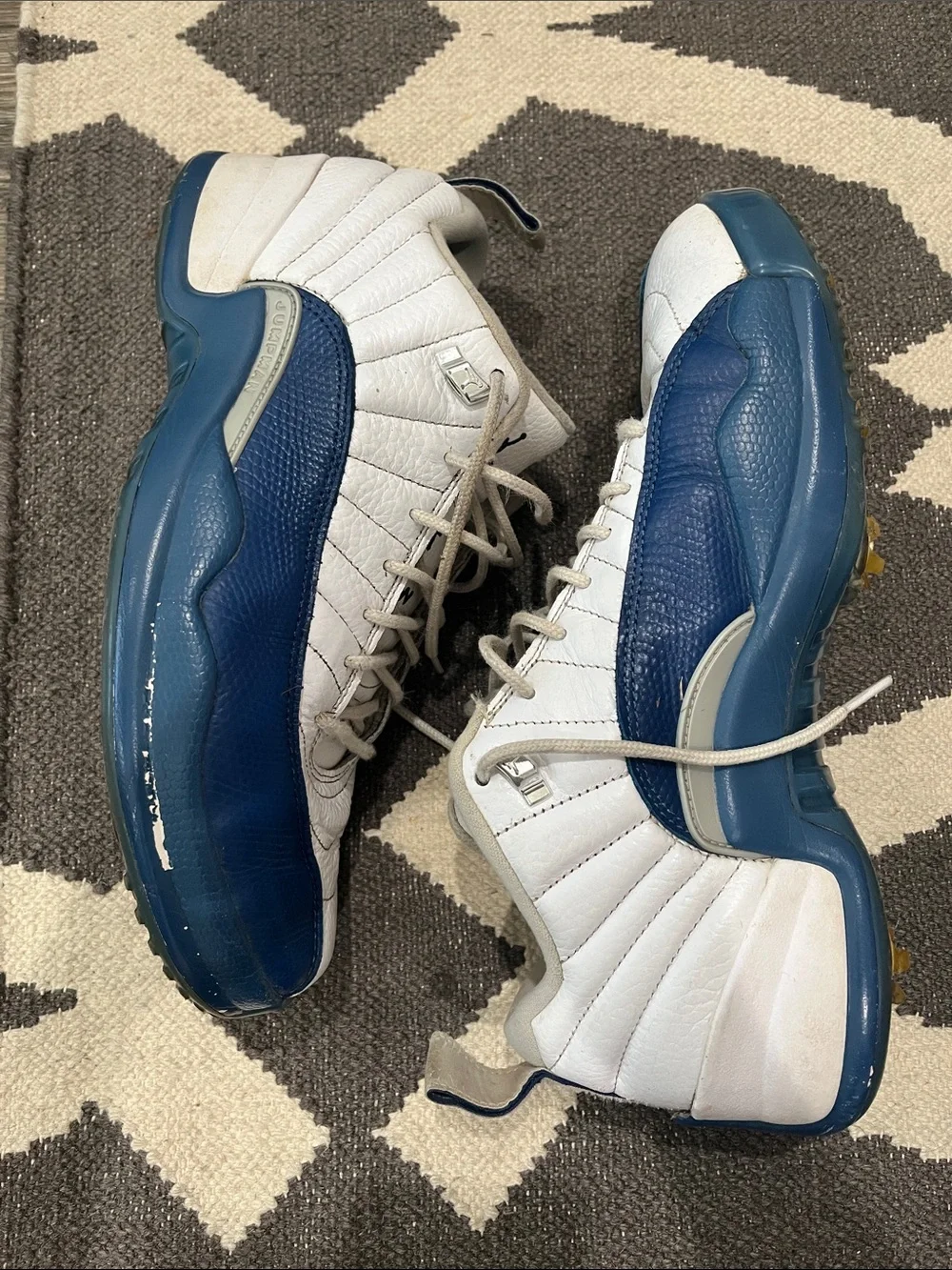 Jordan Golf Shoes - White & Navy